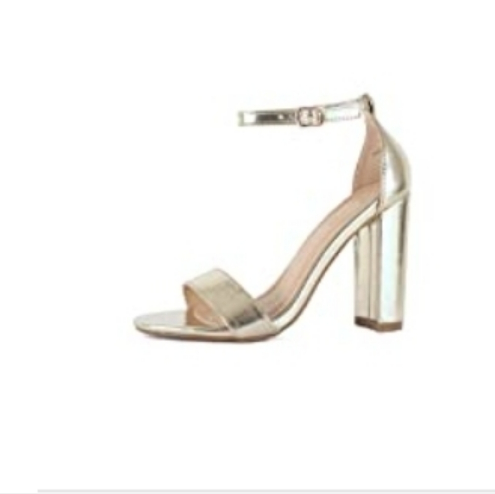 Gold shoes